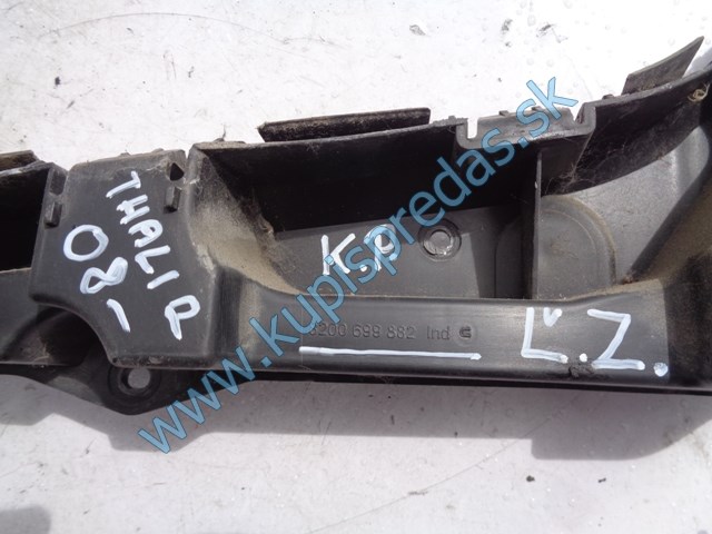 ľavý zadný držiak nárazníka na renault tháliu II, 8200699882, 